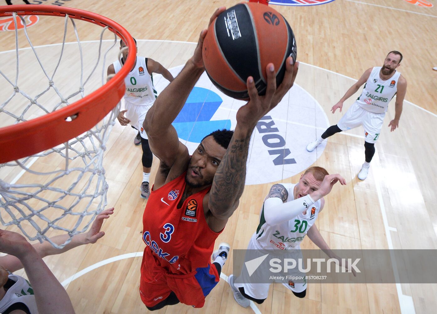 Russia Basketball Euroleague CSKA - Zalgiris