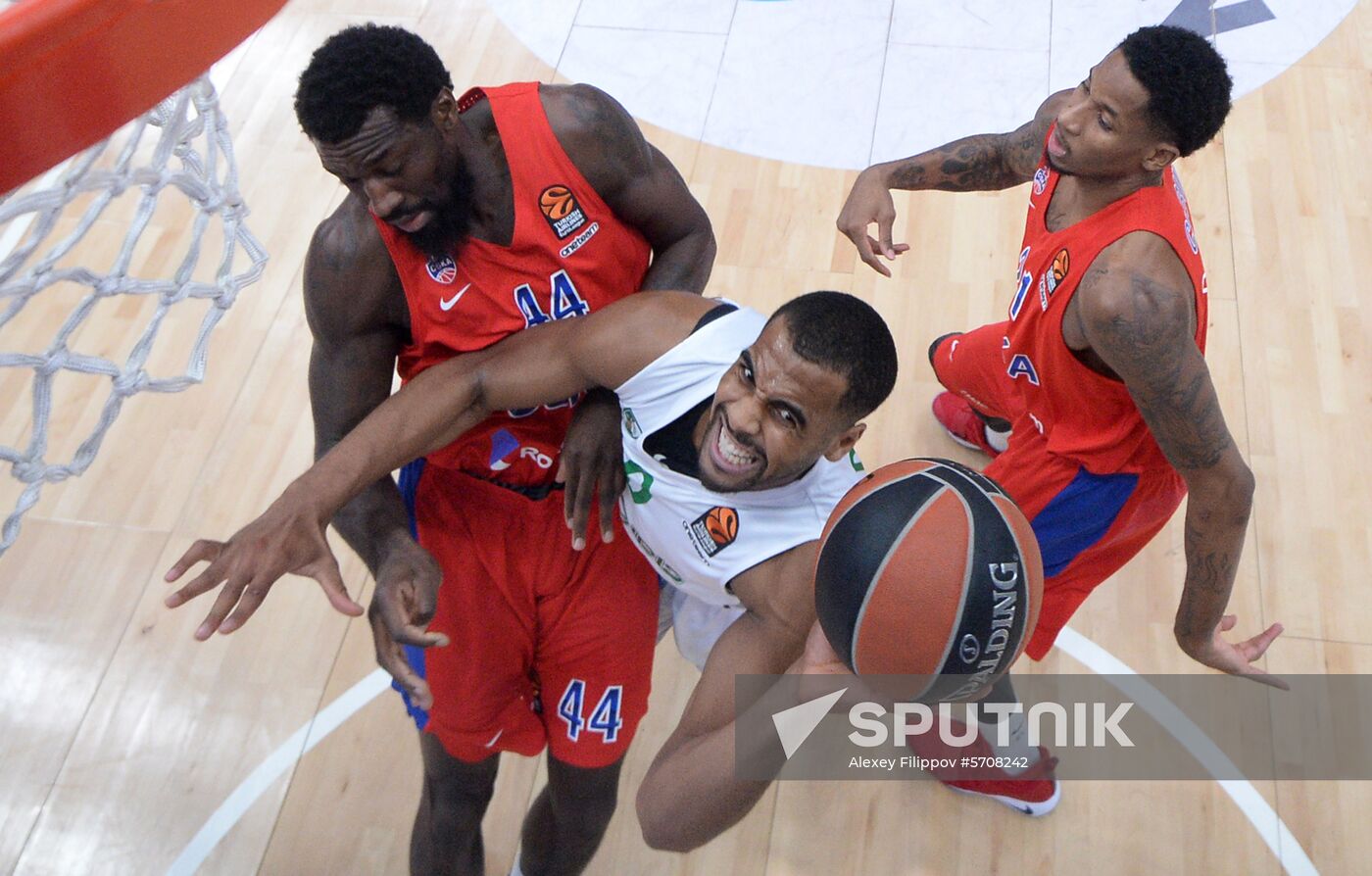 Russia Basketball Euroleague CSKA - Zalgiris