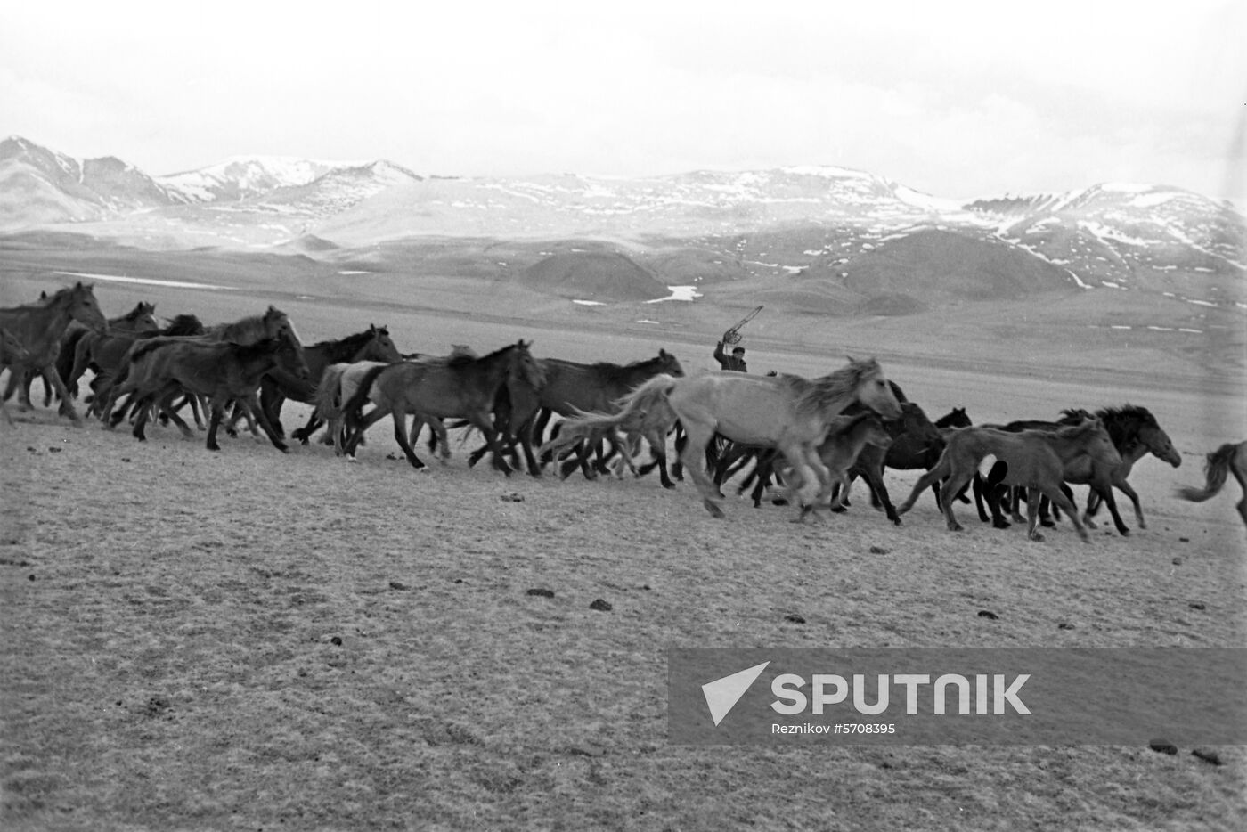 Foothills of the Tannu-Ola Mountains in Tyva