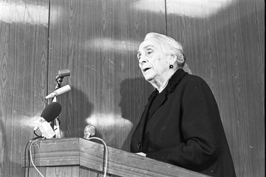Spanish Communist Party Chair Dolores Ibarruri