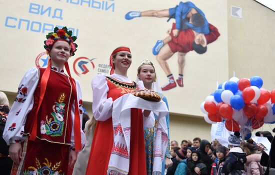 Russia Crimea Wrestling