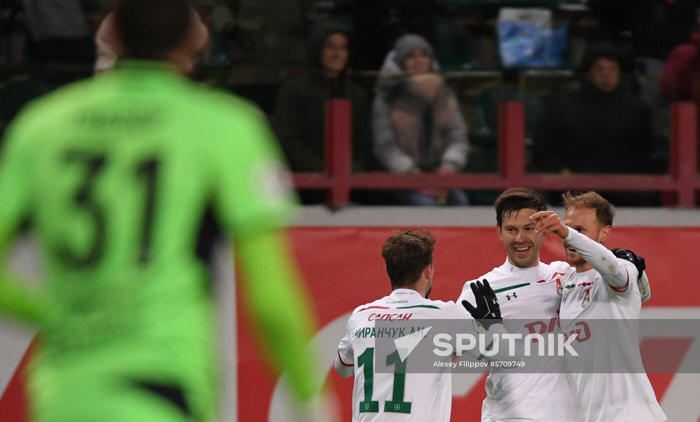 Russia Soccer Premier-League Lokomotiv - Ural