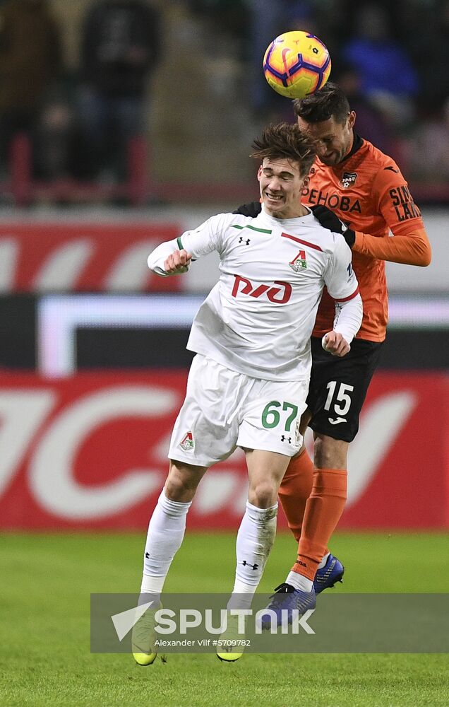 Russia Soccer Premier-League Lokomotiv - Ural