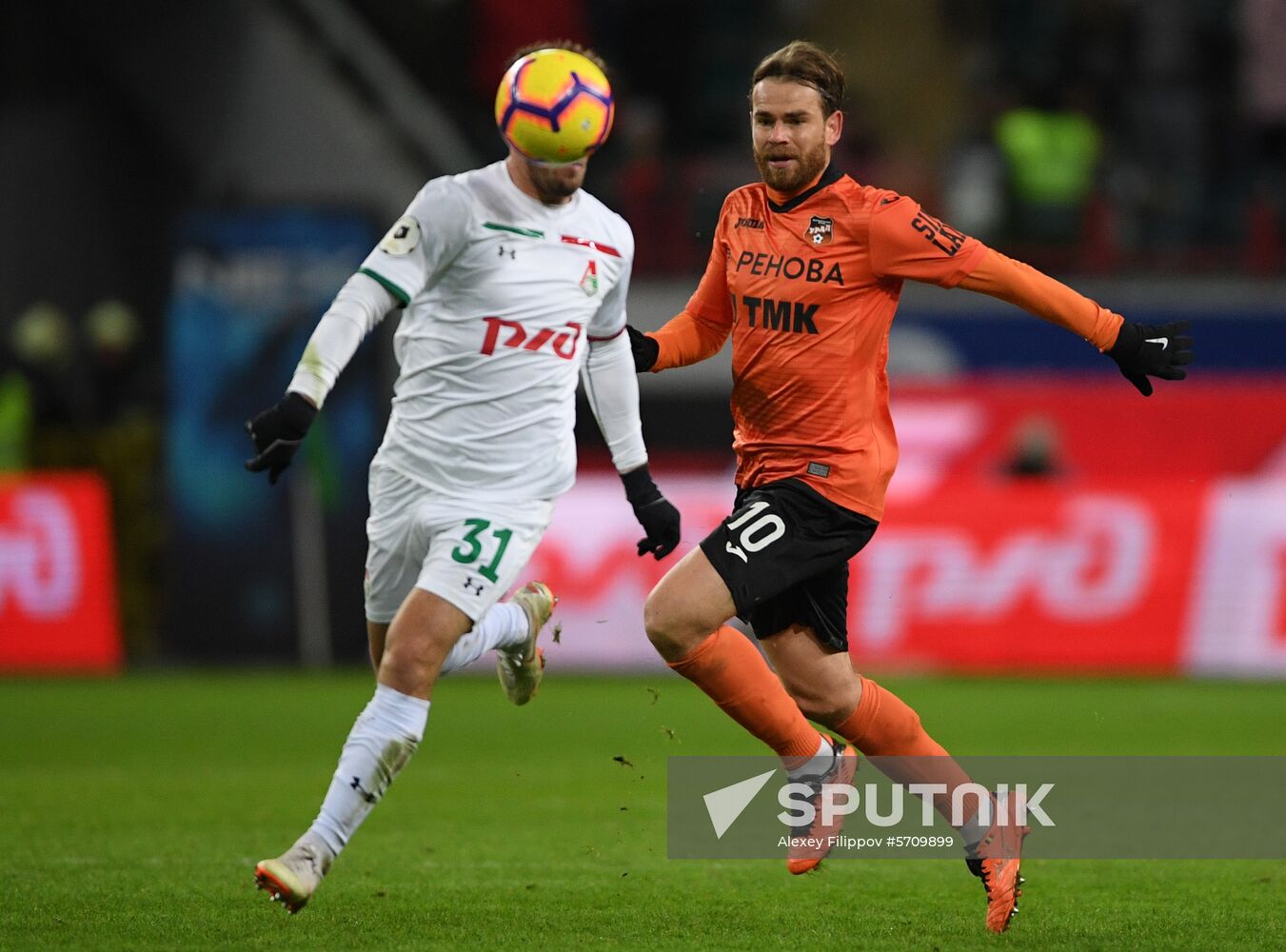 Russia Soccer Premier-League Lokomotiv - Ural