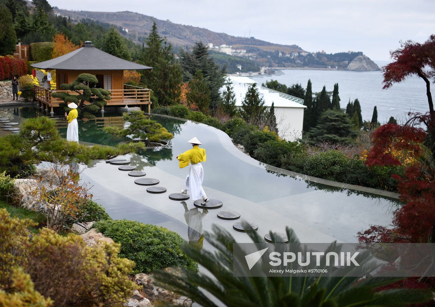 Russia Crimea Japanese Garden