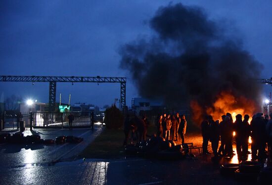 Ukraine Illegal Cars Protests