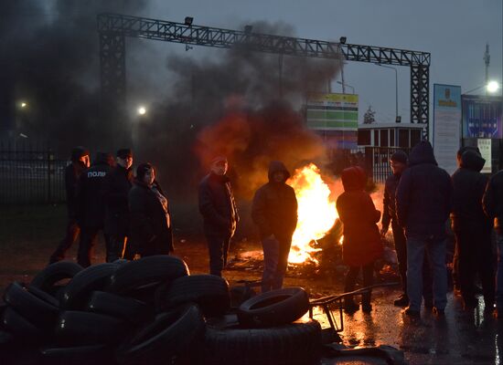 Ukraine Illegal Cars Protests