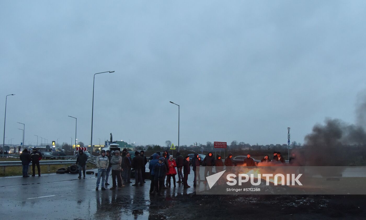 Ukraine Illegal Cars Protests