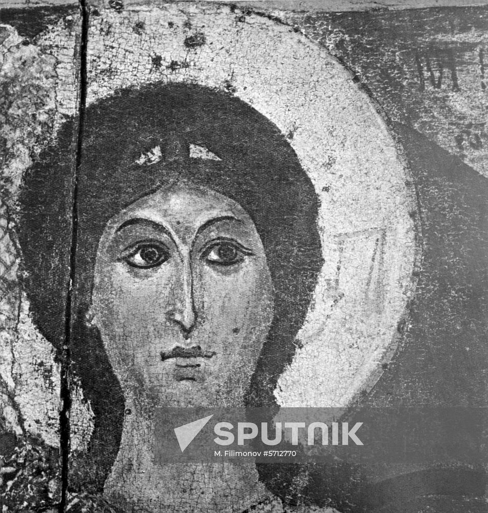 Fragment of icon 'The Assembly of Archangels'