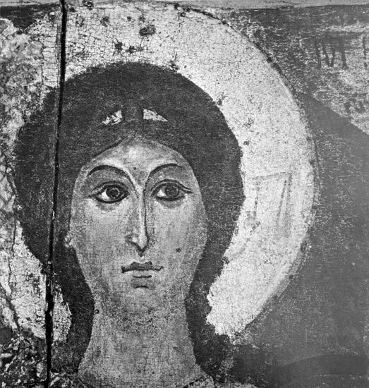 Fragment of icon 'The Assembly of Archangels'