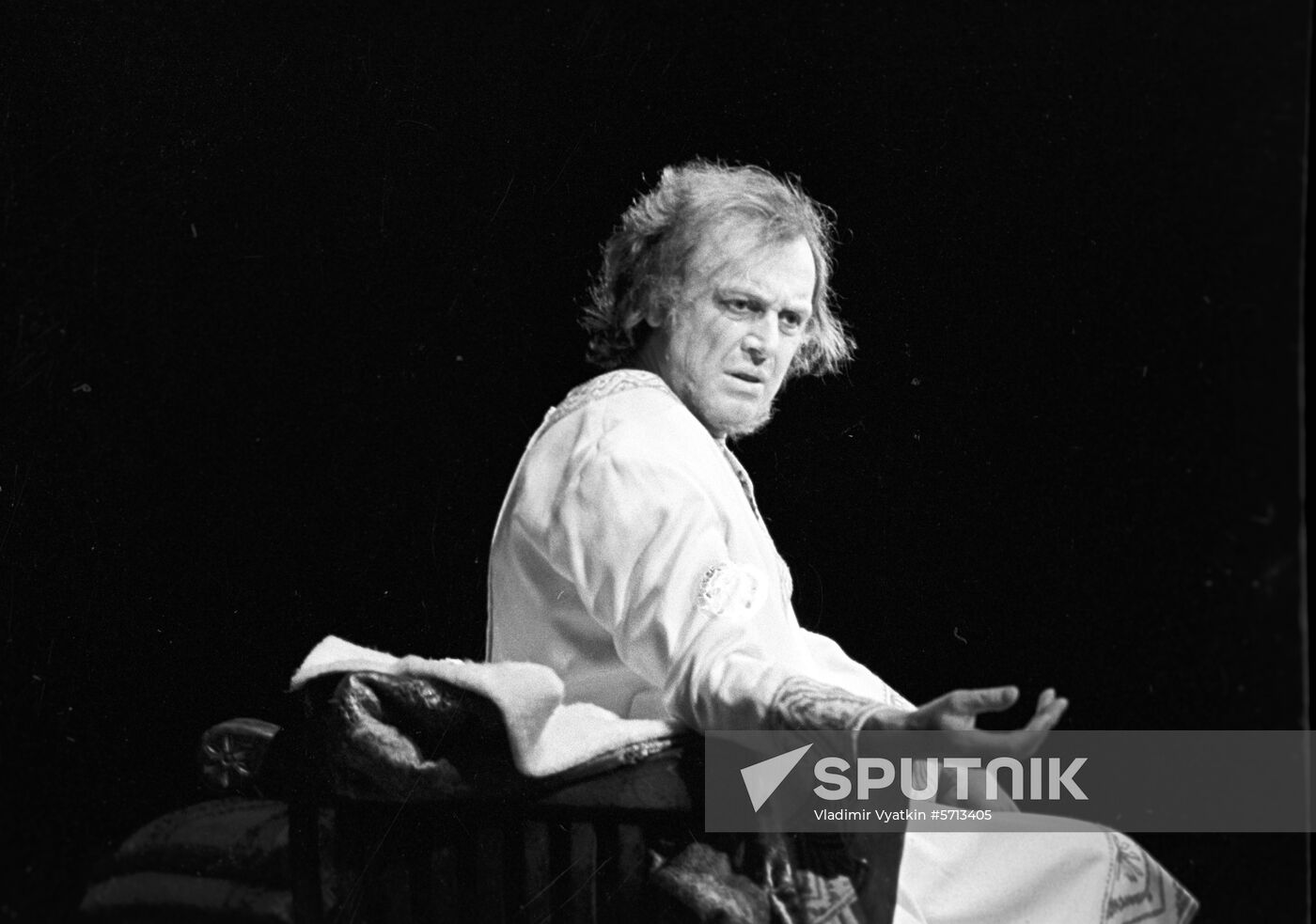 Scene from stage play 'Tsar Fyodor Ioannovich'