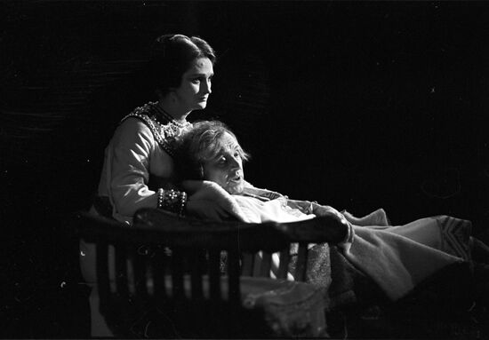 Scene from stage play 'Tsar Fyodor Ioannovich'
