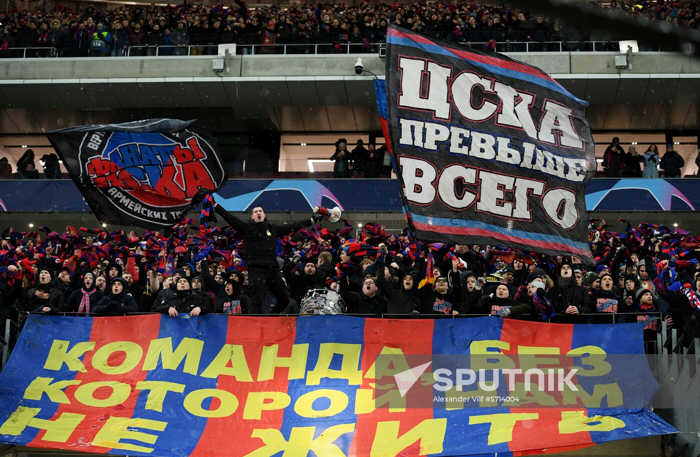 Russia Soccer Champions League CSKA - Viktoria
