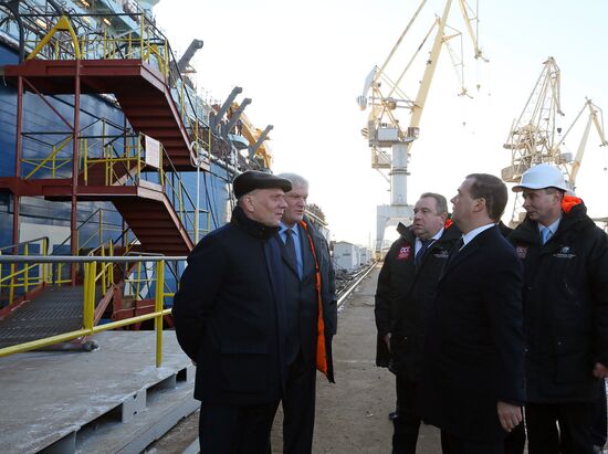 Prime Minister Dmitry Medvedev's working visit to Northwestern Federal District