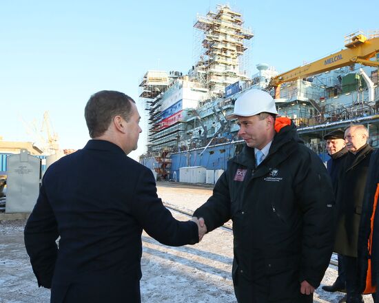Prime Minister Dmitry Medvedev's working visit to Northwestern Federal District