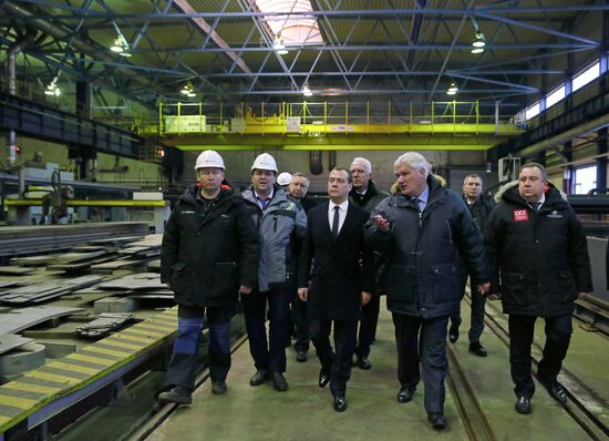 Prime Minister Dmitry Medvedev's working visit to Northwestern Federal District