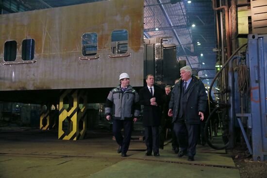 Prime Minister Dmitry Medvedev's working visit to Northwestern Federal District