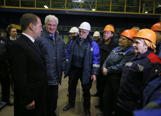Prime Minister Dmitry Medvedev's working visit to Northwestern Federal District