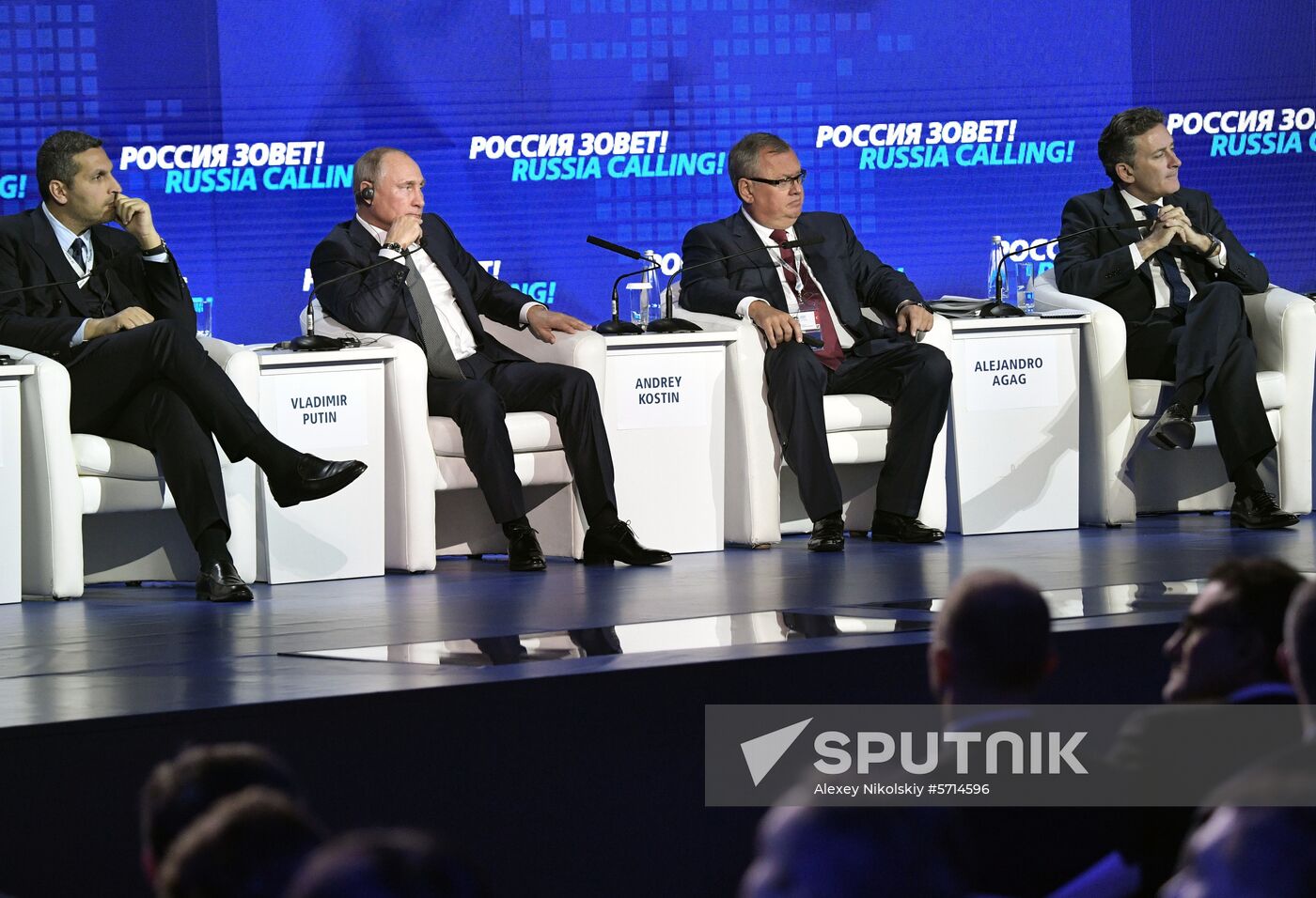 President Vladimir Putin attends VTB Capital Russia Calling Investment Forum