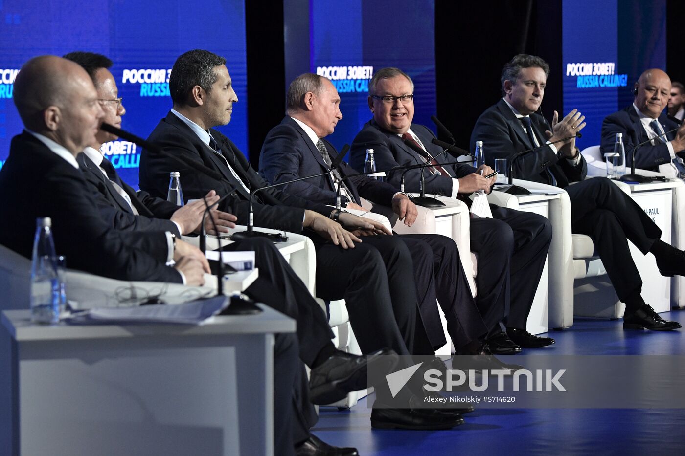 President Vladimir Putin attends VTB Capital Russia Calling Investment Forum