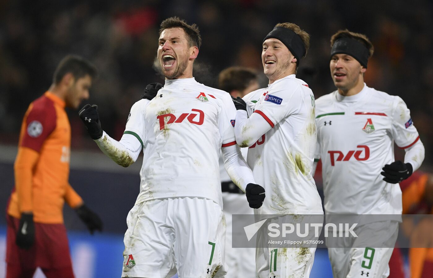 Russia Soccer Champions League Lokomotiv - Galatasaray