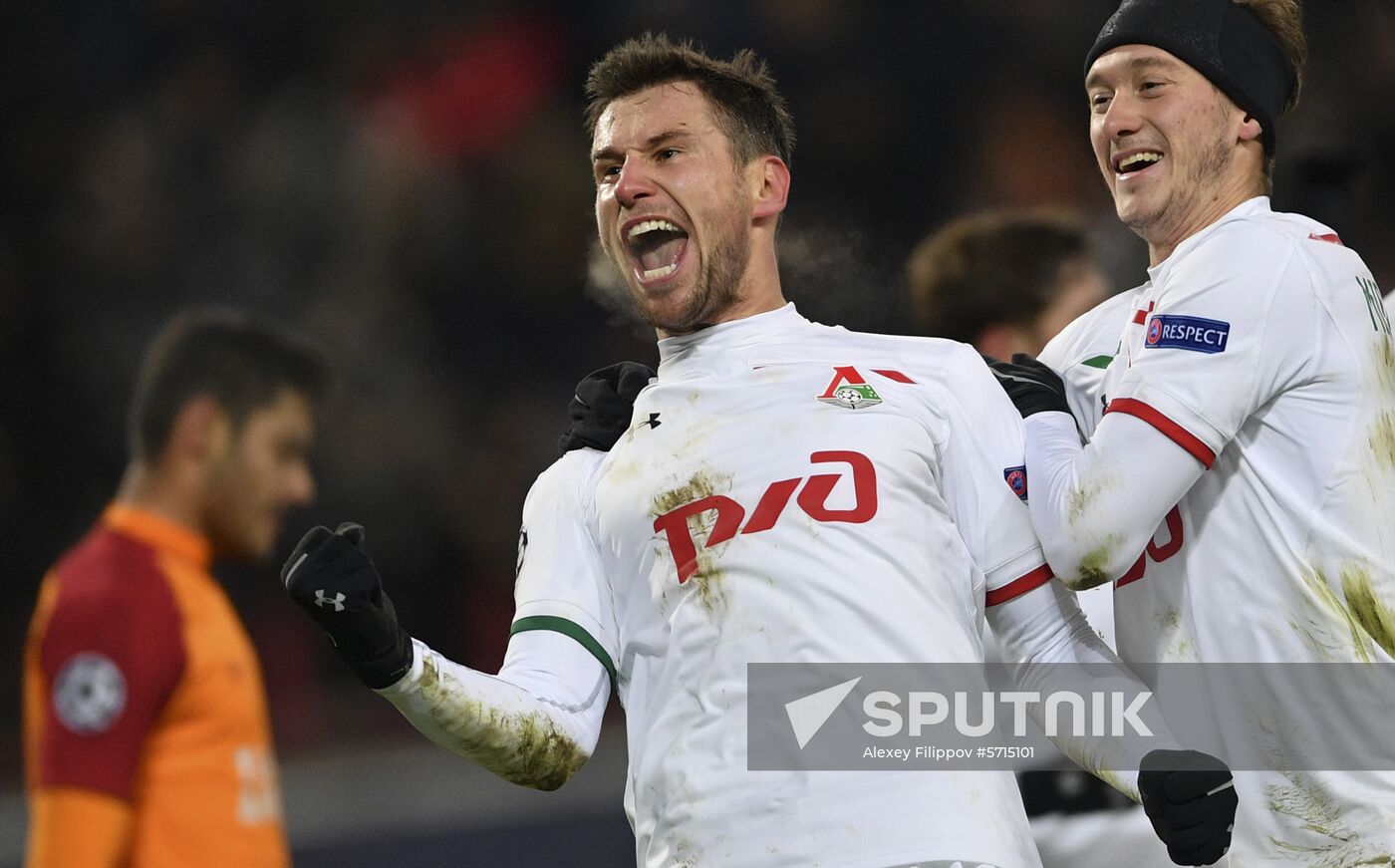 Russia Soccer Champions League Lokomotiv - Galatasaray