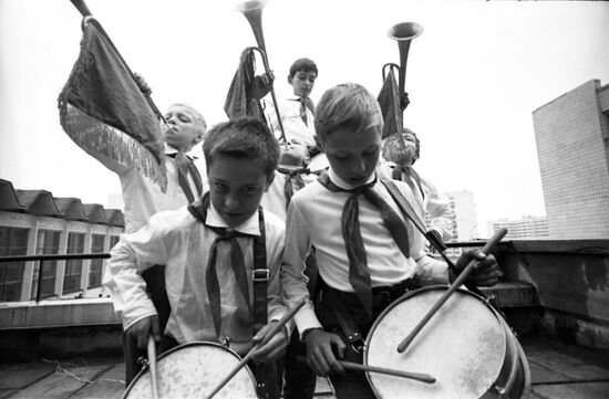 Young Pioneers in Leningrad