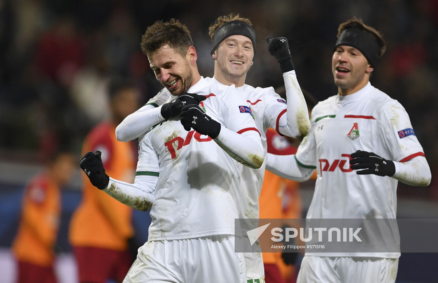 Russia Soccer Champions League Lokomotiv - Galatasaray