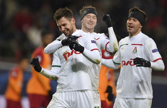 Russia Soccer Champions League Lokomotiv - Galatasaray