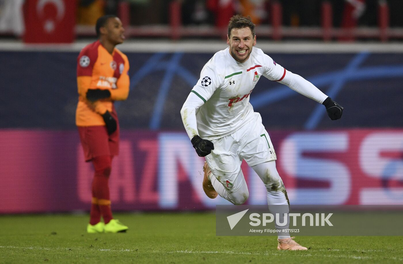 Russia Soccer Champions League Lokomotiv - Galatasaray