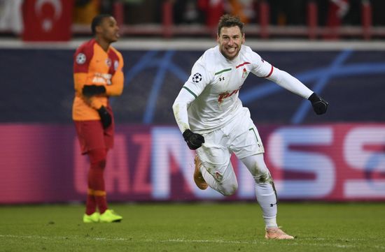 Russia Soccer Champions League Lokomotiv - Galatasaray