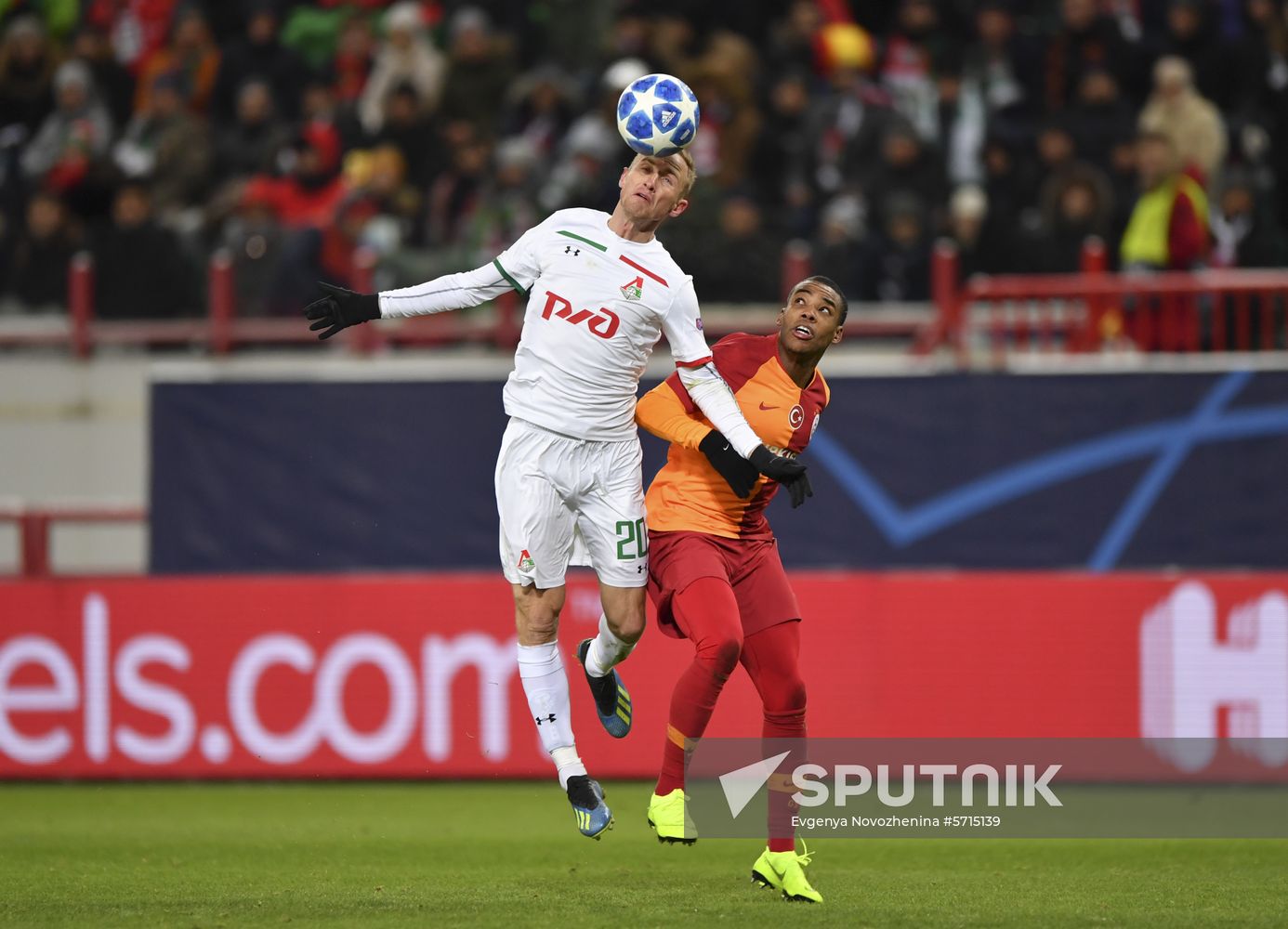 Russia Soccer Champions League Lokomotiv - Galatasaray