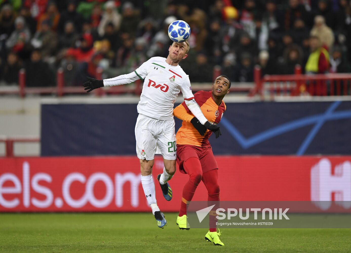 Russia Soccer Champions League Lokomotiv - Galatasaray