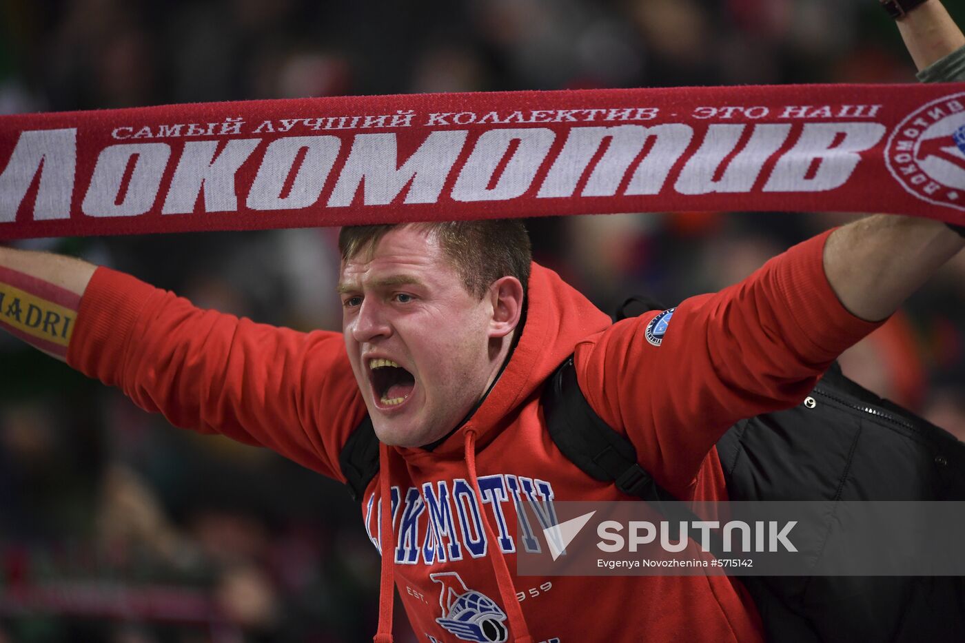 Russia Soccer Champions League Lokomotiv - Galatasaray