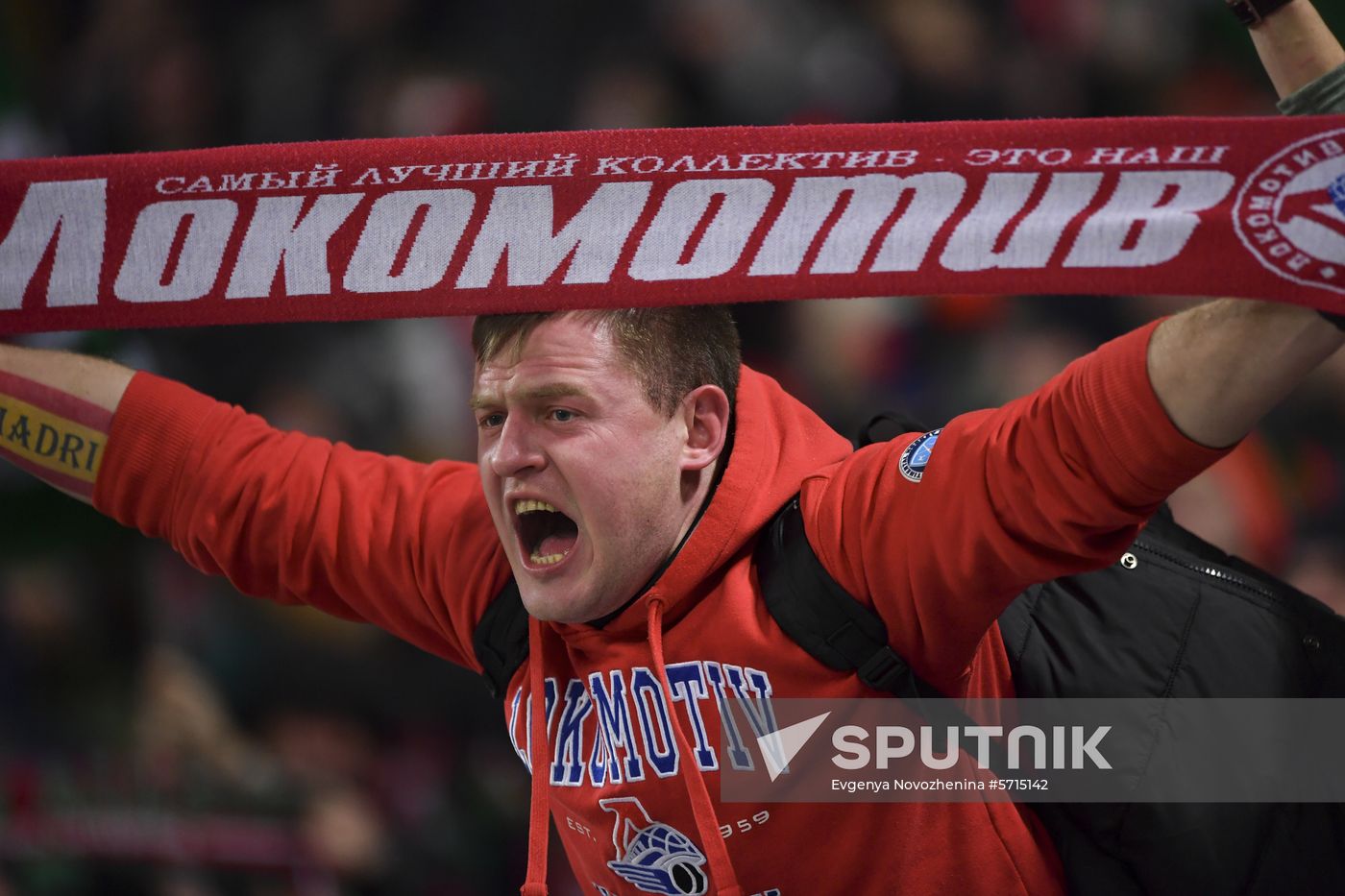 Russia Soccer Champions League Lokomotiv - Galatasaray