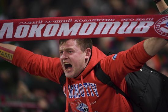 Russia Soccer Champions League Lokomotiv - Galatasaray
