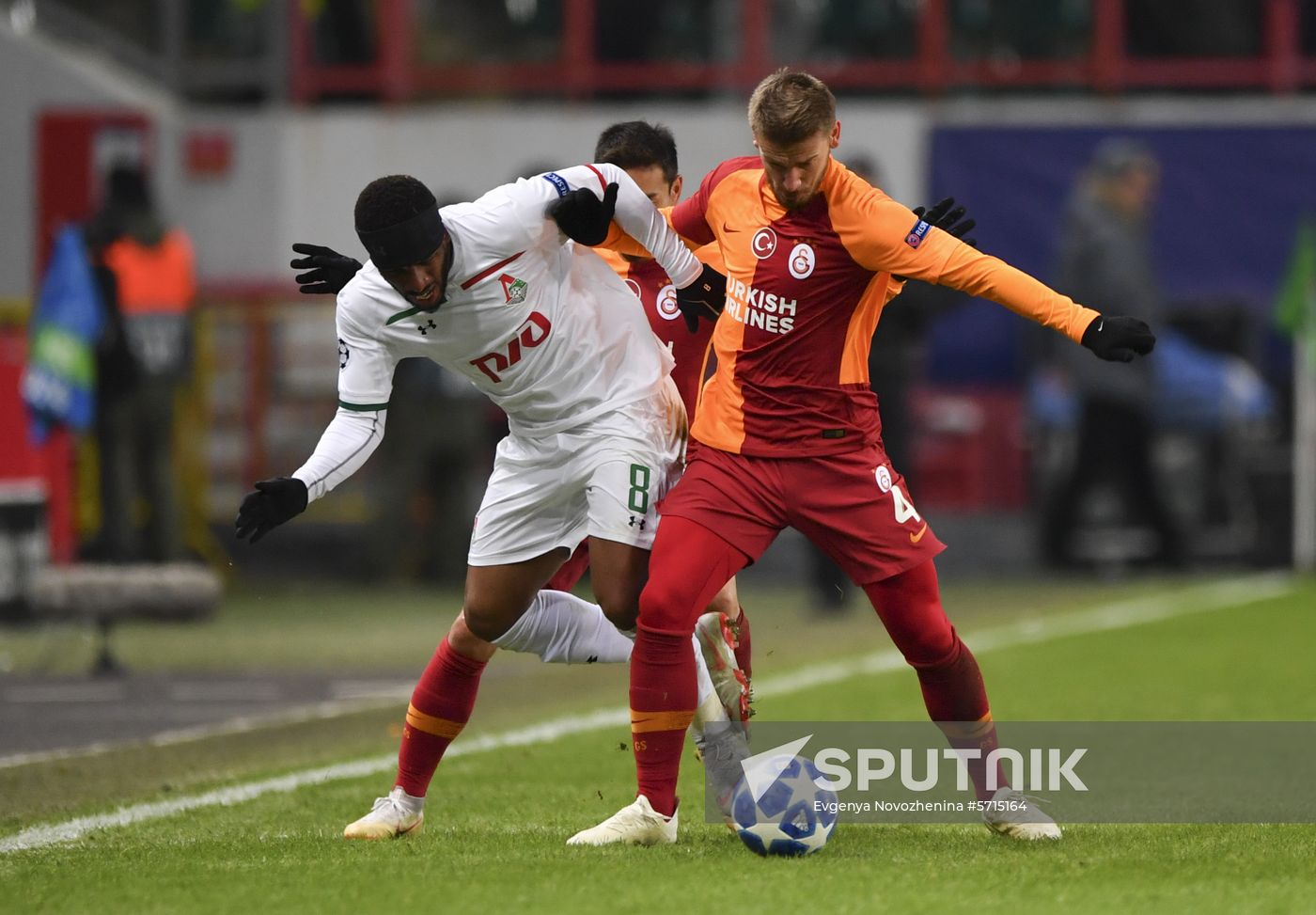 Russia Soccer Champions League Lokomotiv - Galatasaray