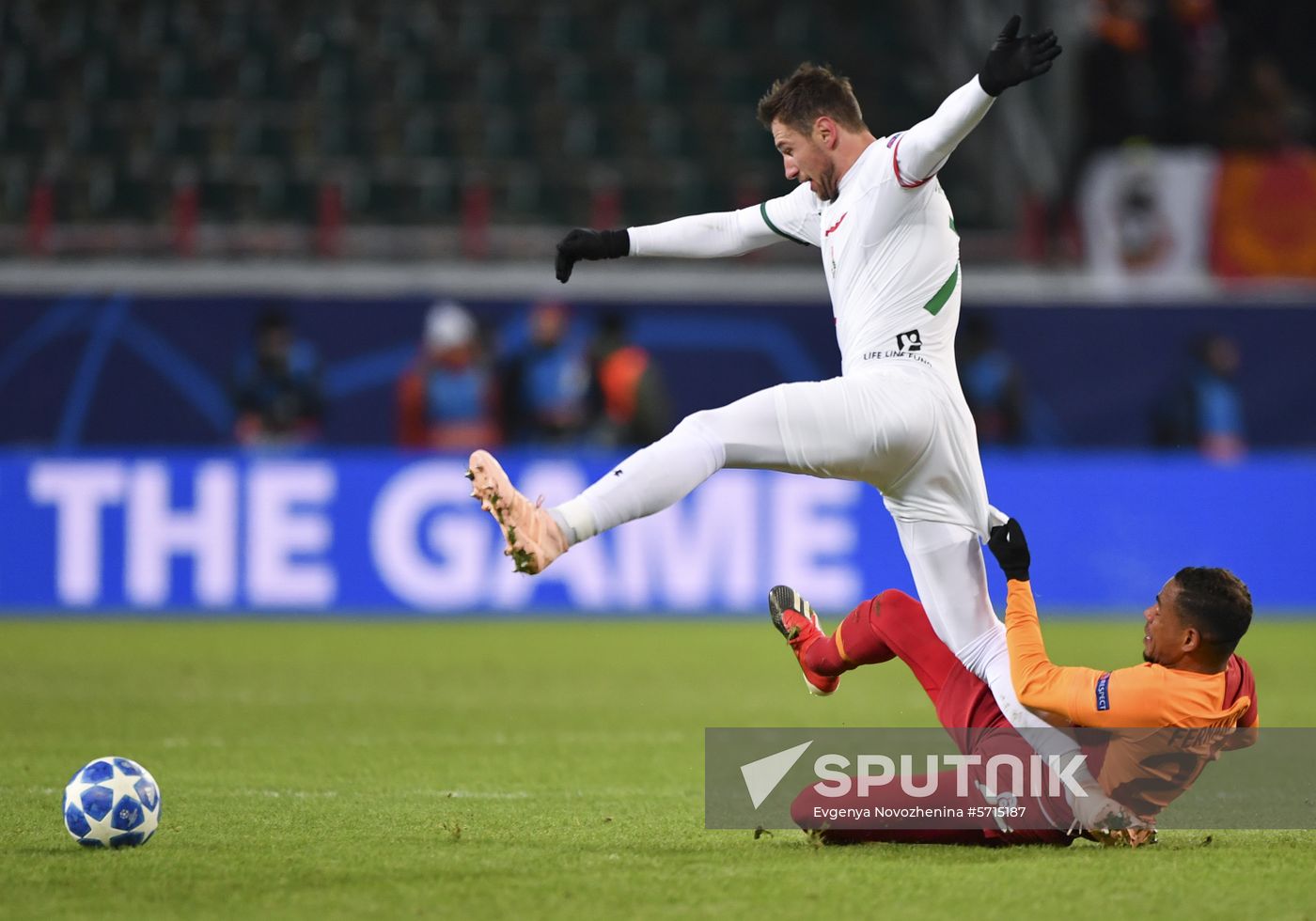 Russia Soccer Champions League Lokomotiv - Galatasaray