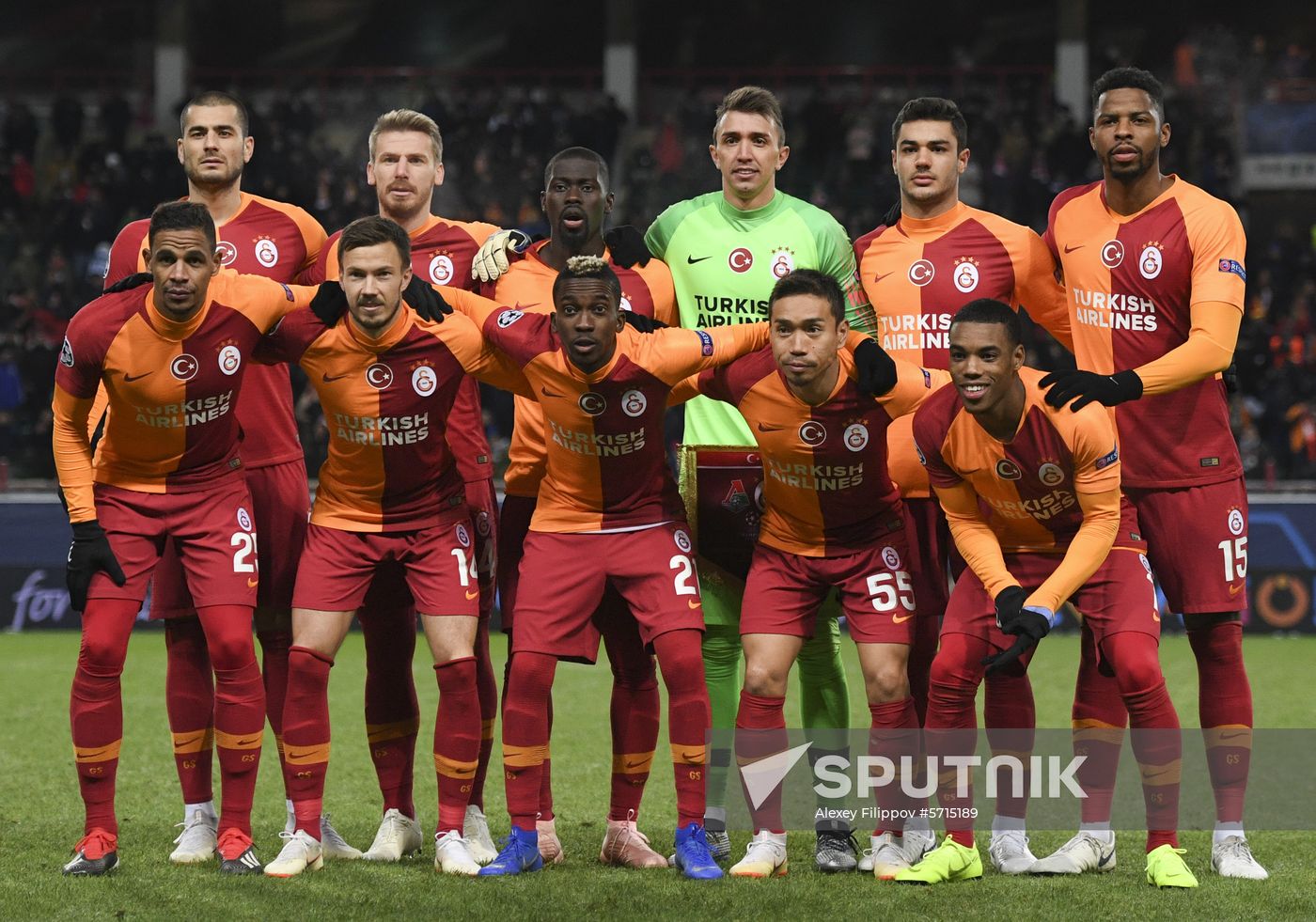 Russia Soccer Champions League Lokomotiv - Galatasaray