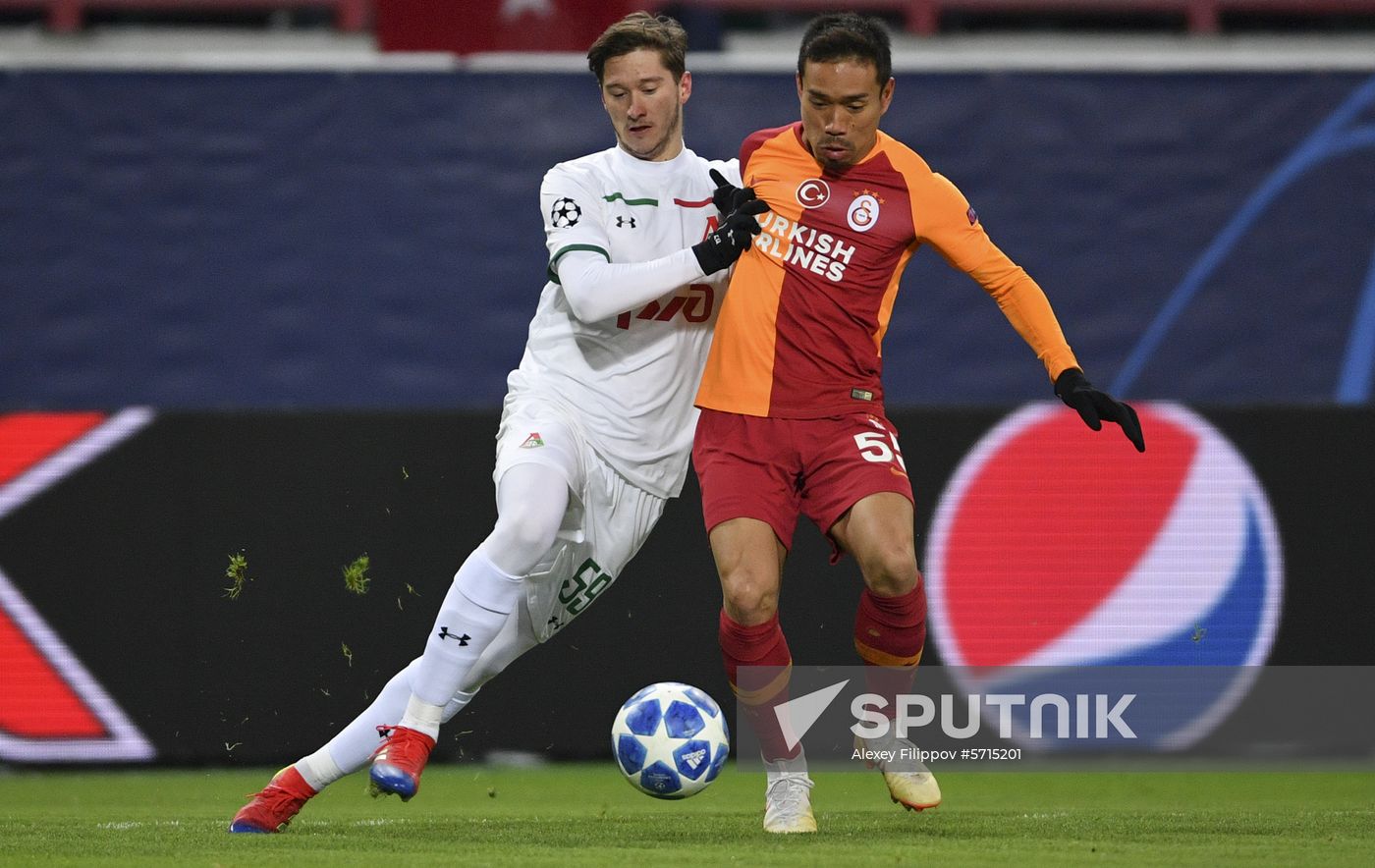 Russia Soccer Champions League Lokomotiv - Galatasaray