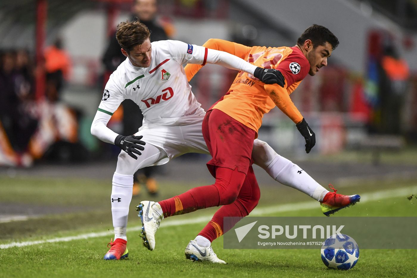 Russia Soccer Champions League Lokomotiv - Galatasaray