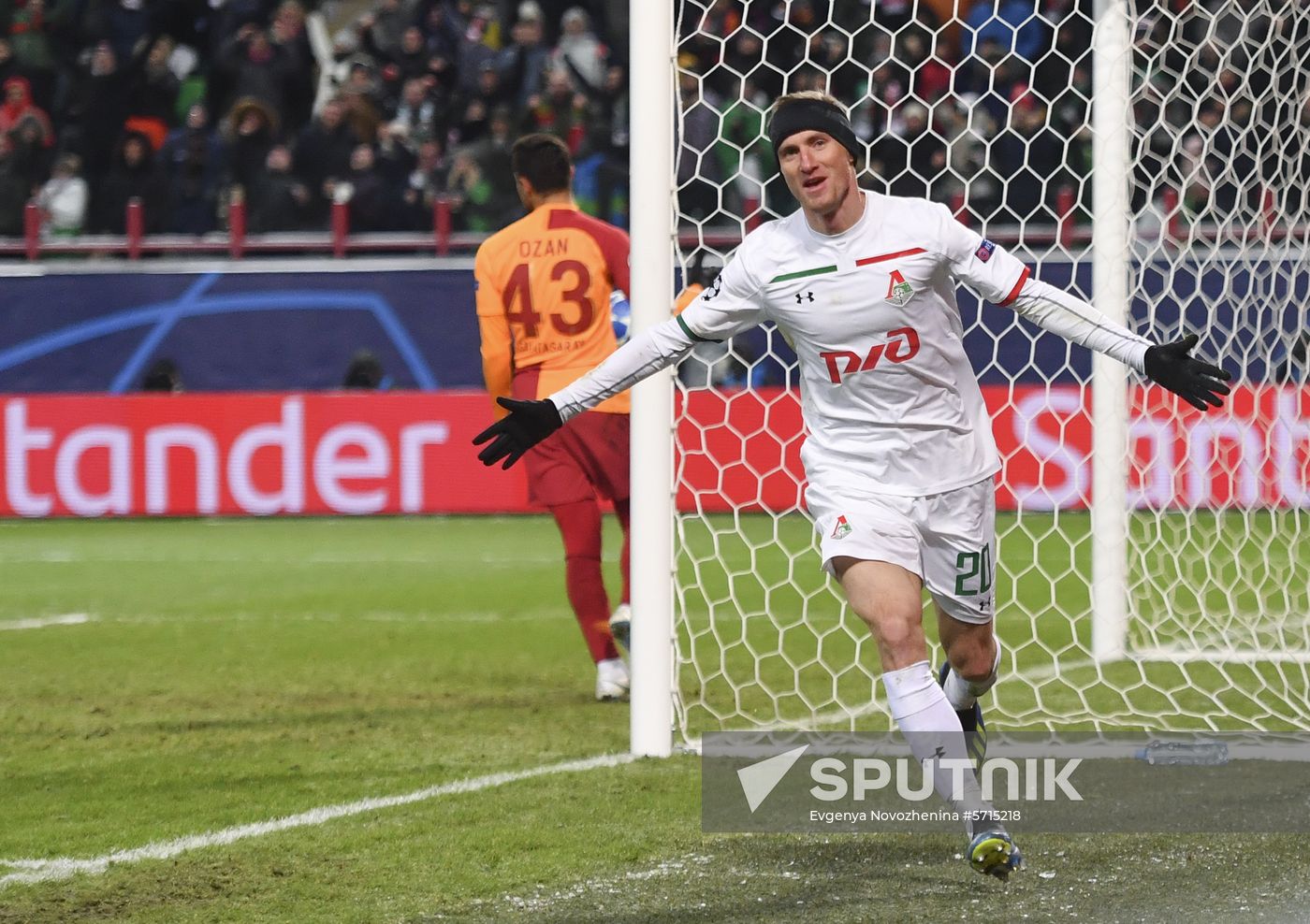 Russia Soccer Champions League Lokomotiv - Galatasaray