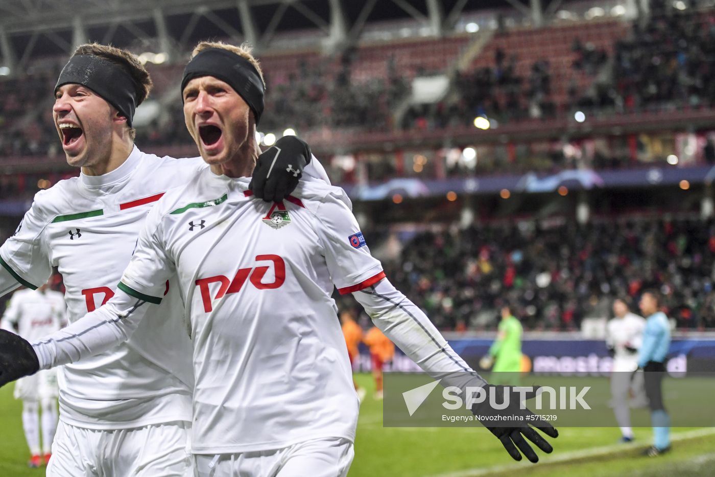 Russia Soccer Champions League Lokomotiv - Galatasaray