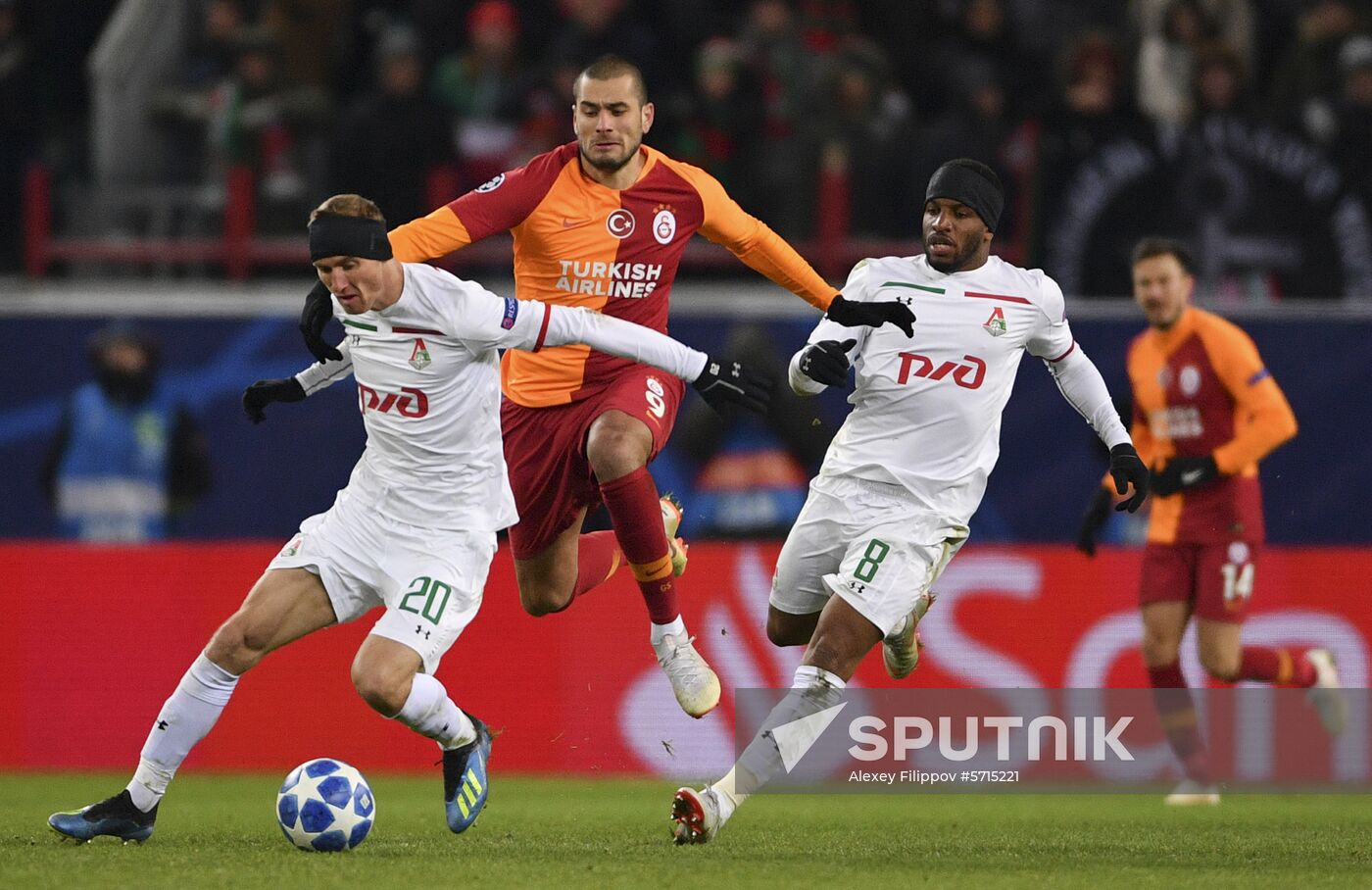 Russia Soccer Champions League Lokomotiv - Galatasaray