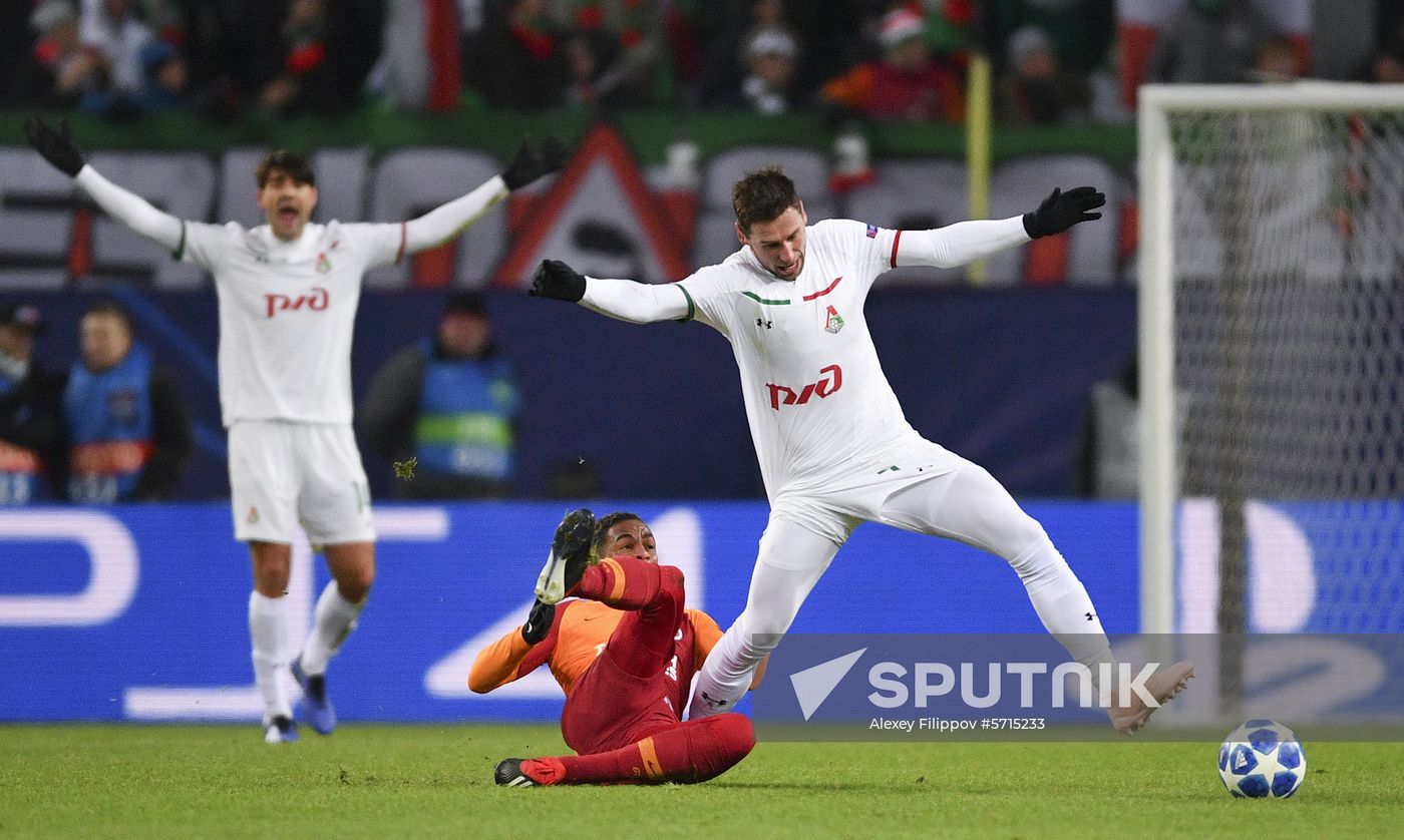 Russia Soccer Champions League Lokomotiv - Galatasaray