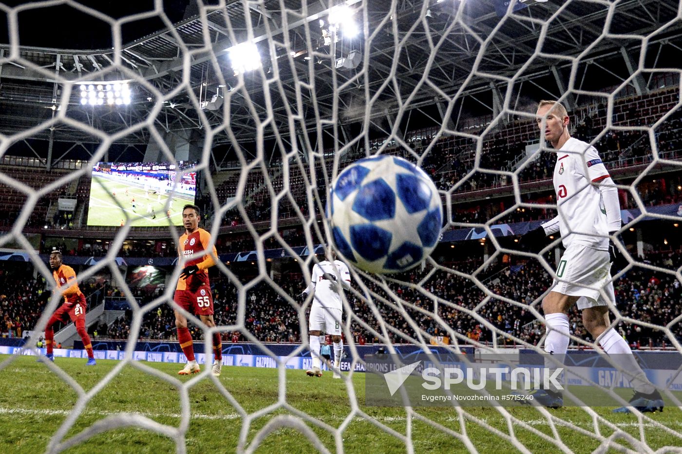 Russia Soccer Champions League Lokomotiv - Galatasaray