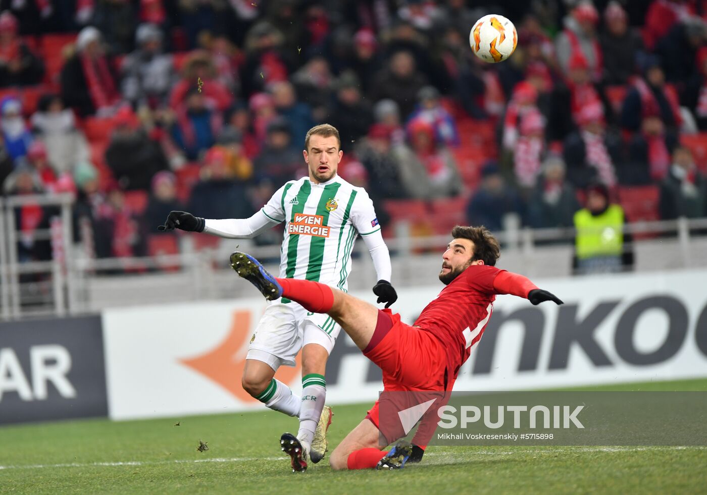 Russia Soccer Europe League Spartak - Rapid 