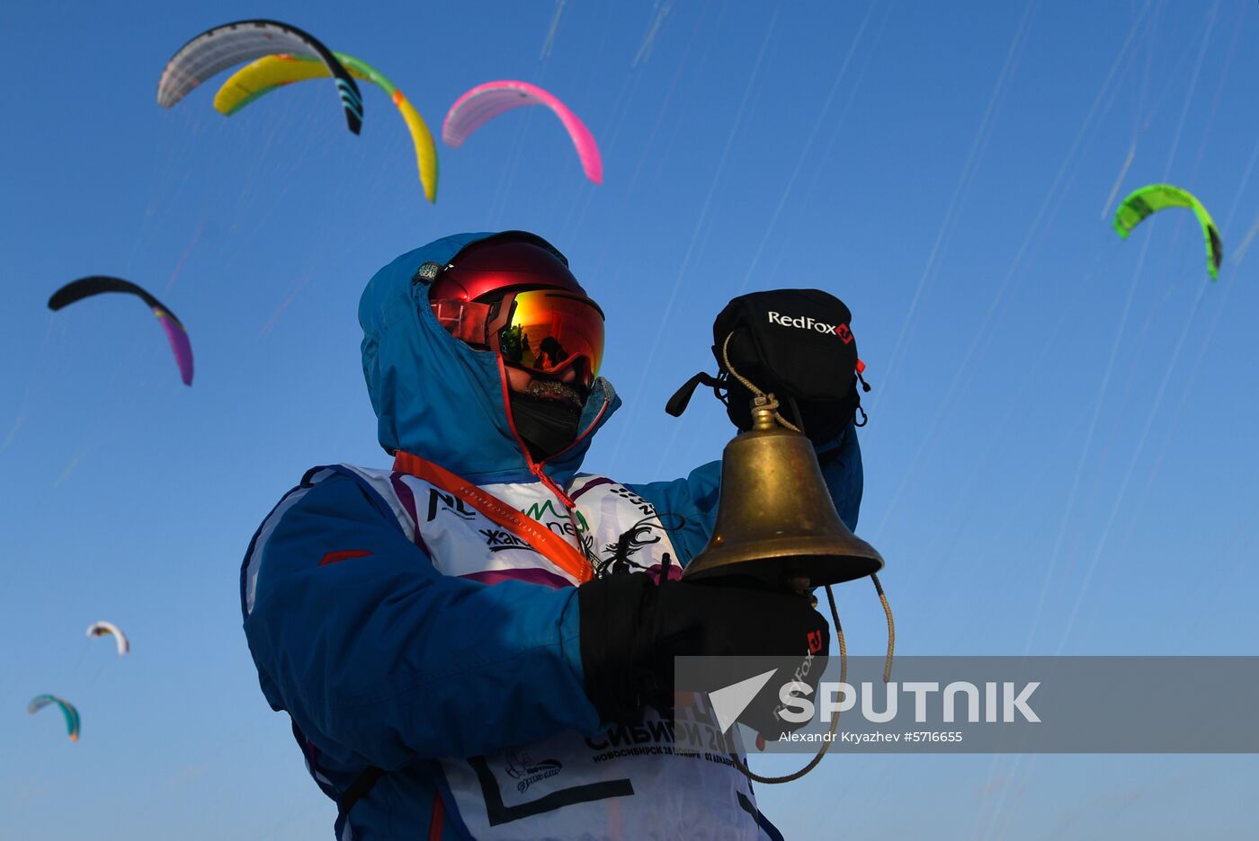 Russia Winter Windsurfing