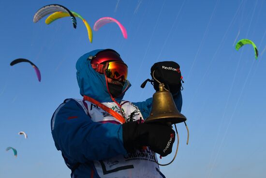 Russia Winter Windsurfing