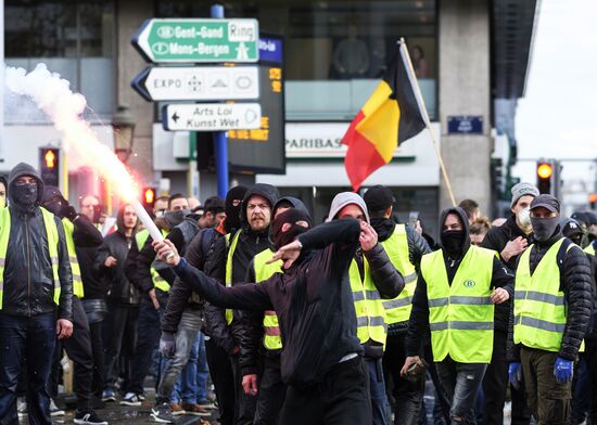 Belgium Fuel Prices Protests